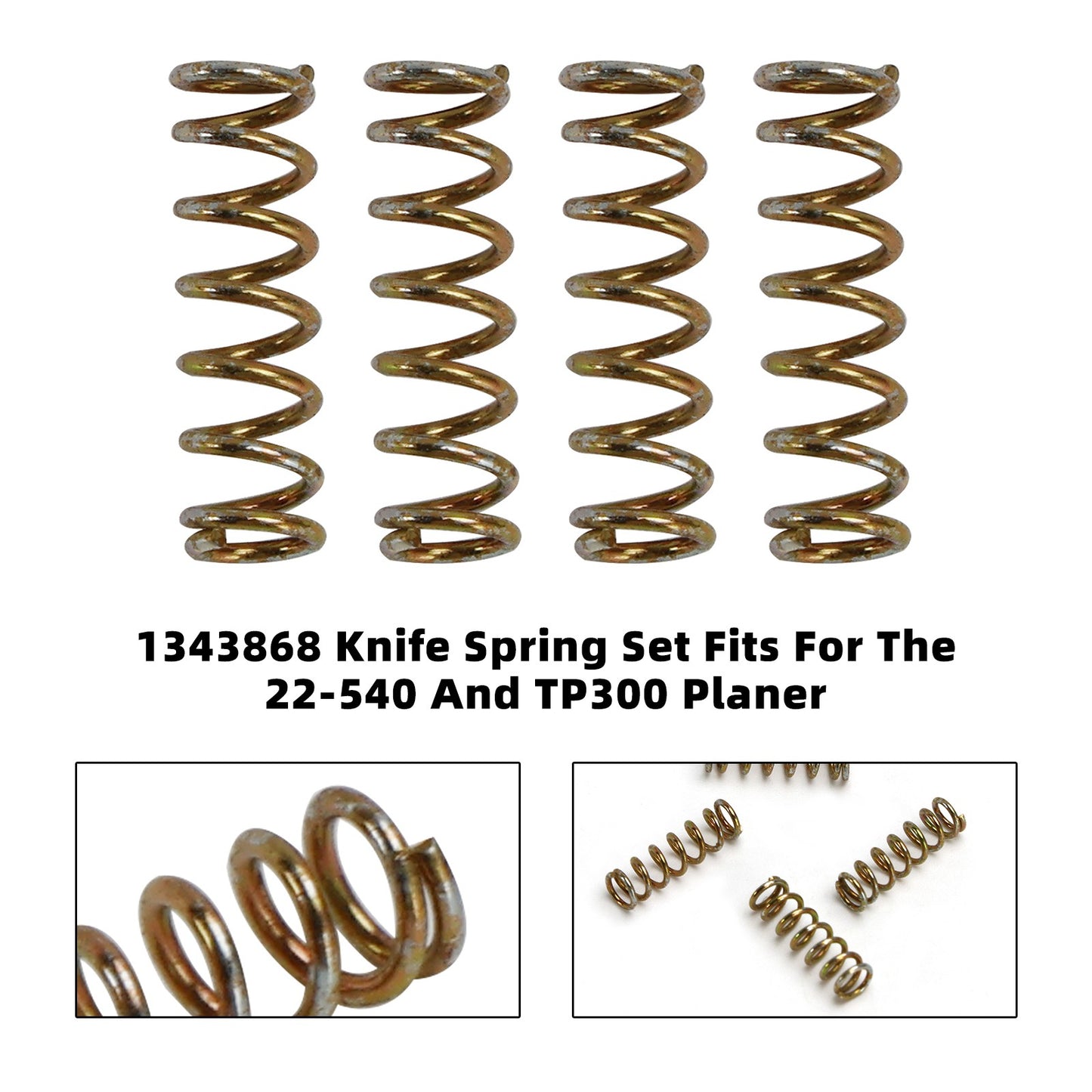 4Pcs 1343868 Knife Spring Set Fits For The 22-540 And TP300 Planer