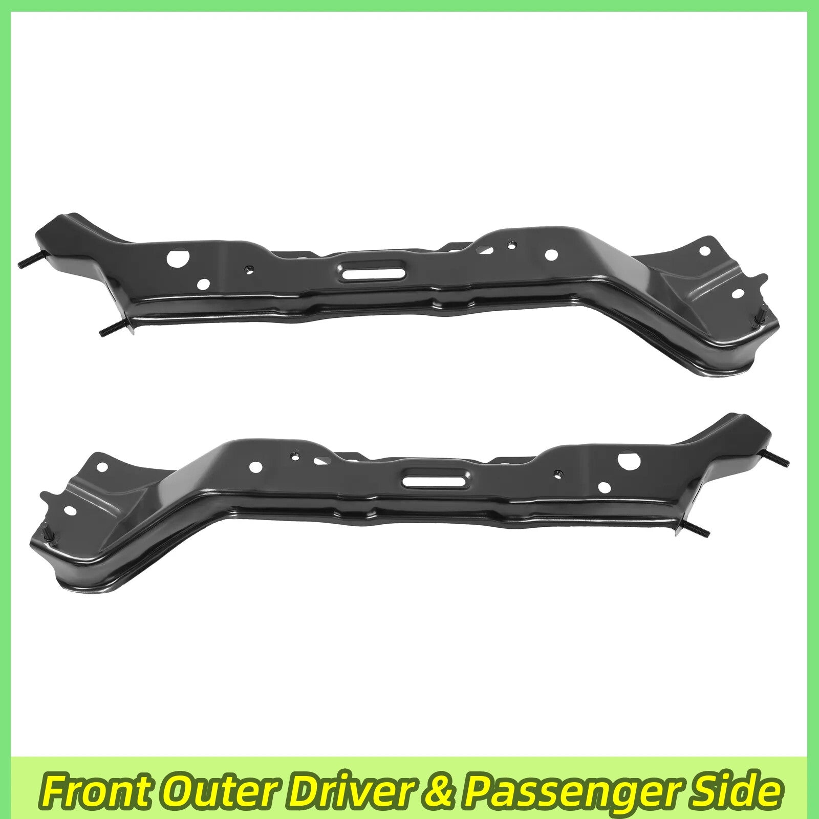 Solid Spare Pair Front Outer Bumper Retainer Bracket Support Set For Toyota Tundra 2007-2013
