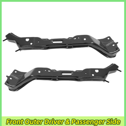 Solid Spare Pair Front Outer Bumper Retainer Bracket Support Set For Toyota Tundra 2007-2013
