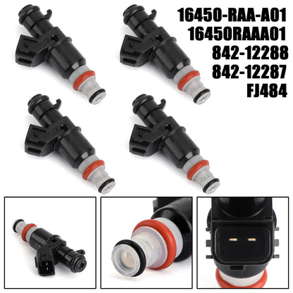??4PCS Fuel Injectors For 2003-2007 Honda Accord 2.4L 16450RAAA01 16450-RAA-A01