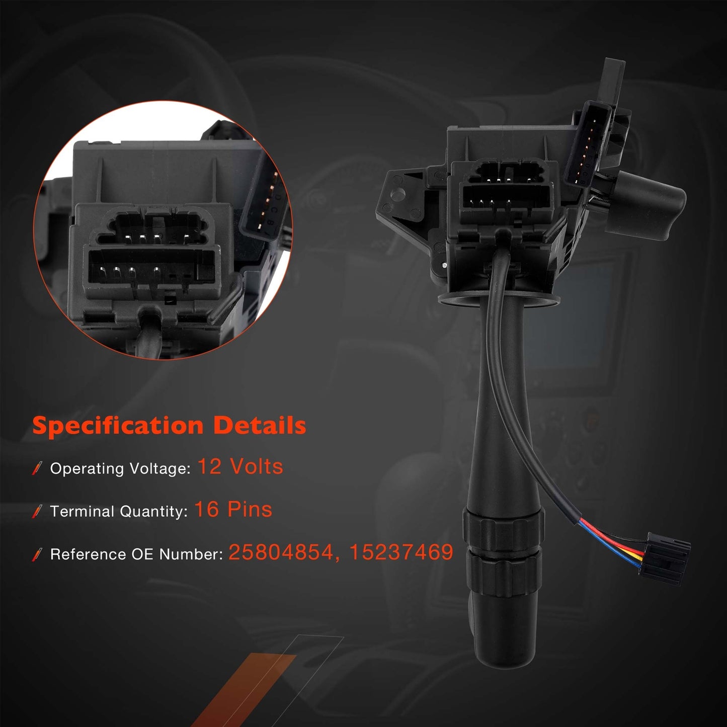 Headlight Turn Signal Multifunction Control Switch For 06-08 Pontiac Grand Prix