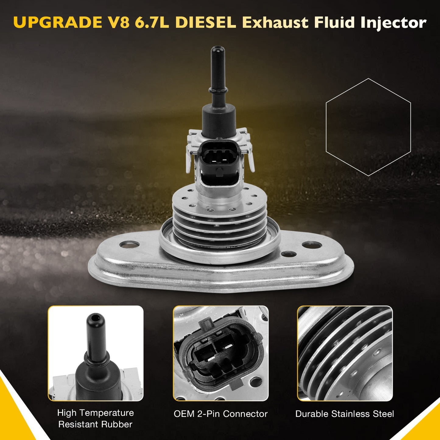 Reductant Injector DEF Diesel For 11-19 Ford F-150 F-350 Transit-150 6.7L 3.2L