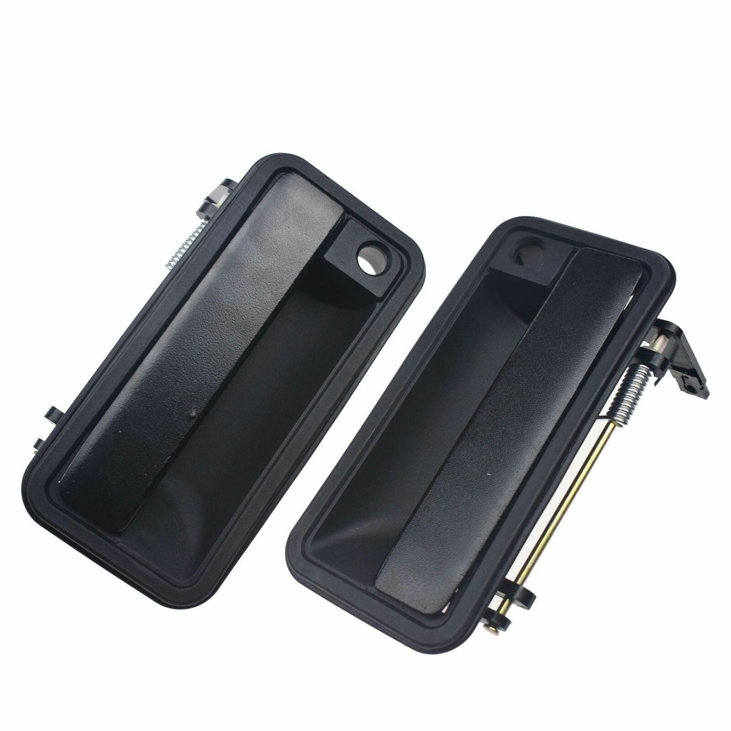 Black Front Exterior Outside Door Handle Pair Set of 2 NEW for GM Pickup Truck
