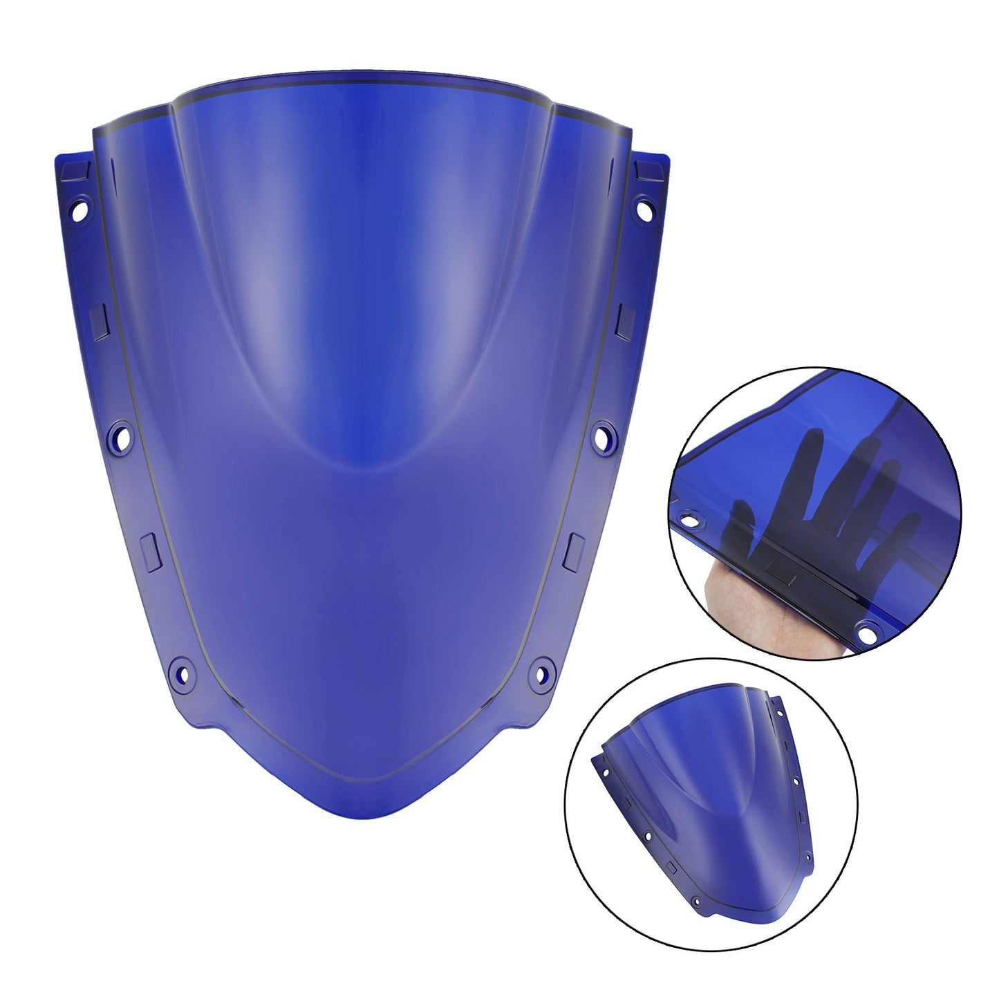 Windshield Windscreen Protector for Kawasaki Ninja ZX-10R 2021~2024 blue