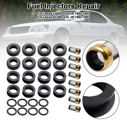 Fuel Injector Repair Kits 23250-50020 Fit Lexus LS400 SC400 4.0L V8 1992-97 US