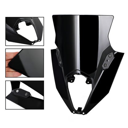 Windshield Windscreen Protector for Kawasaki NINJA 650 ER6F 2020-2022 Black