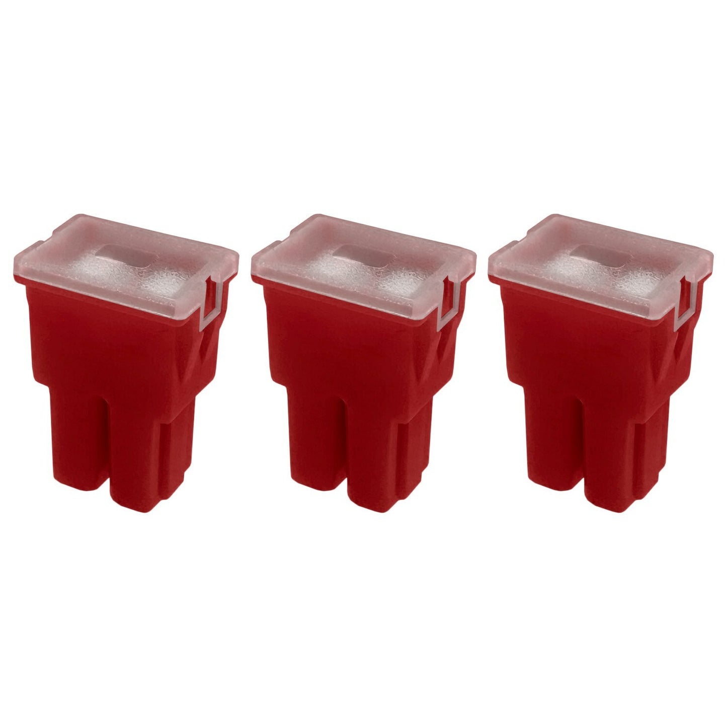 50A Straight Female Fuse Cartridge FLF PAL Auto Link for Car Truck RV SUV - 3pk