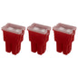50A Straight Female Fuse Cartridge FLF PAL Auto Link for Car Truck RV SUV - 3pk