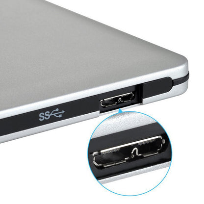 4K BD Burner External USB Super Slim DVD RW CD Writer Portable Drive Silver