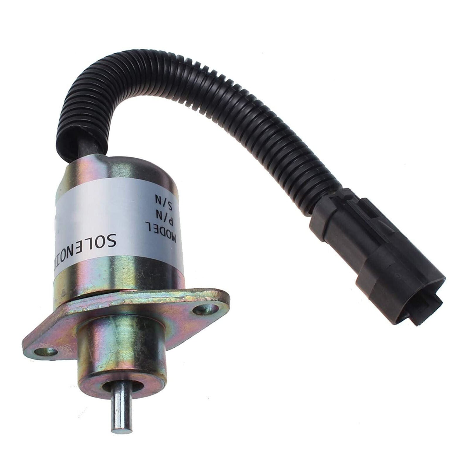 Solid Spare Fuel Shutoff Solenoid for CAT SKID STEER LOADER 267 277 287 236 246 248 252 262
