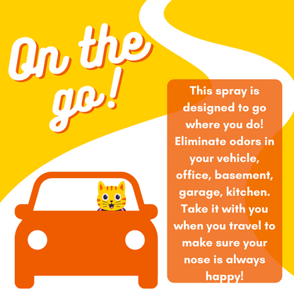 Solid Spare 2 Pack - Happy Nose! Air Freshener & Odor Remover Spray - Franny's Fresh Linen