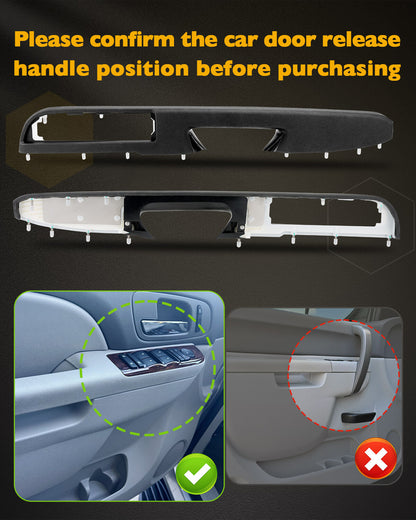 Driver Armrest Repair Set Fit 10-14 Chevy Silverado GMC Sierra 1500 2500 3500 HD