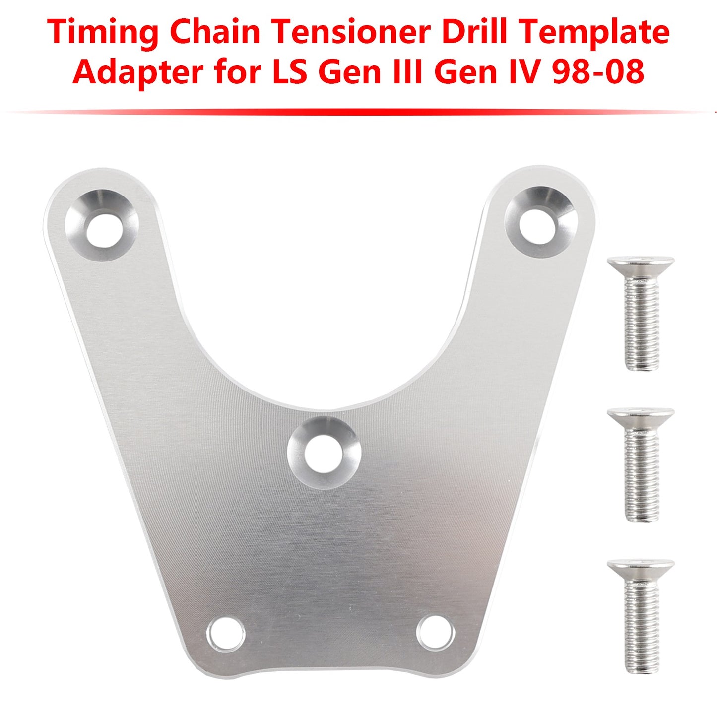 Timing Chain Tensioner Drill Template Adapter for LS Gen III Gen IV 98-08.
