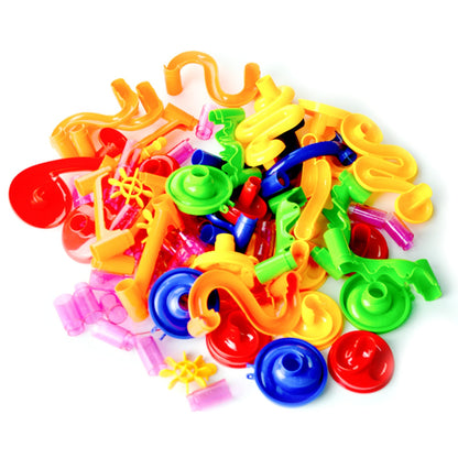 105 pcs Marble Run Race Set Railway Building Blocks Construction Track Toys Xmas