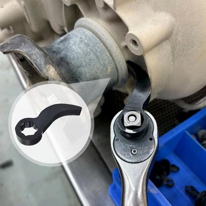 2X Pry Crowbar Adapter Head Pry Bar Wrench Adaptor Head Fits 3/8" Drive Ratchets