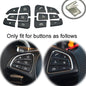 Steering Wheel Button Black Trim For Mercedes Benz GLC C Class W205 2015-2018 Y