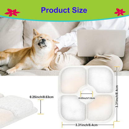 12pcs Cat Water Fountain Filters Fits for Catit PIXI All 80oz Pet Fountain