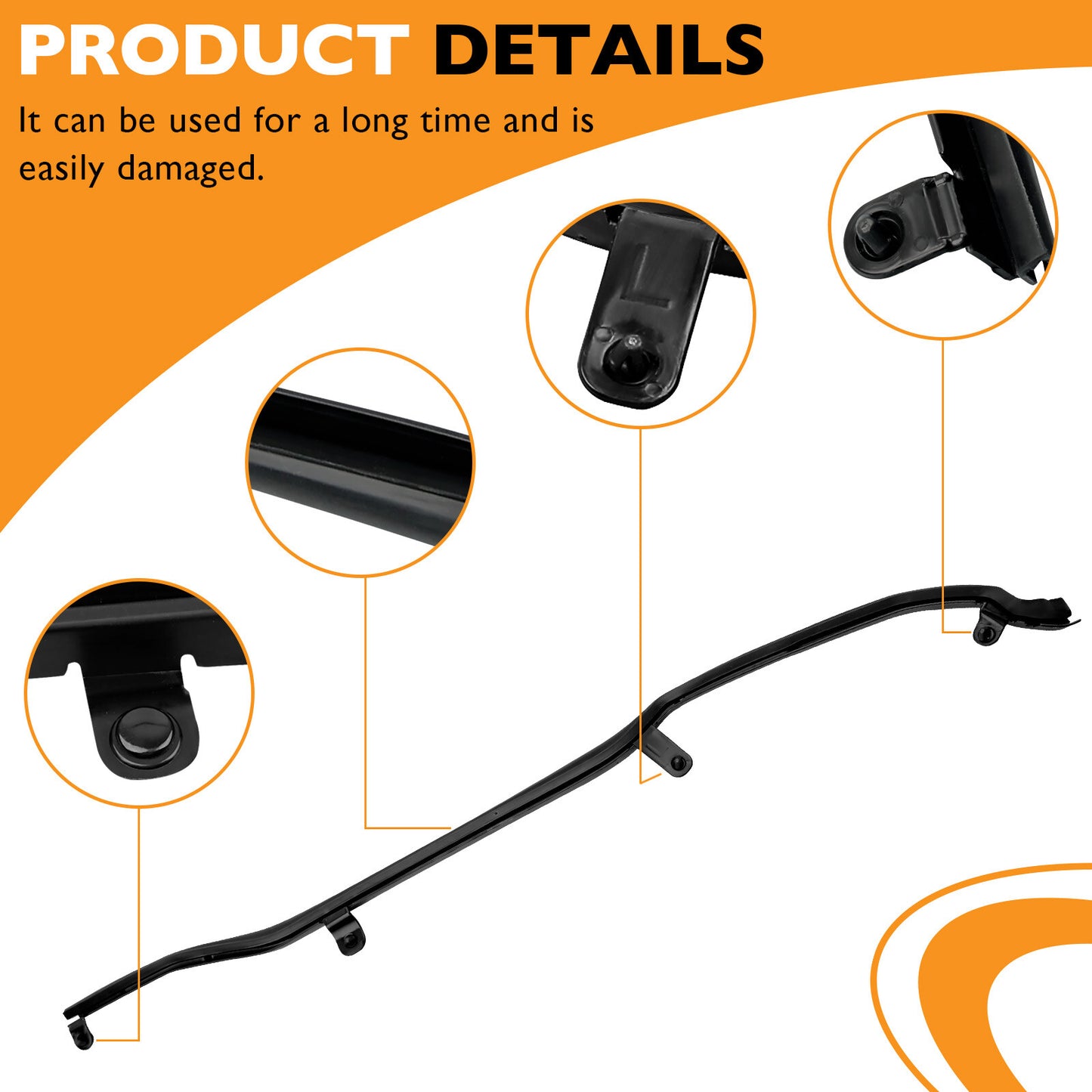 Front Left Door Edge Weather Strip Seal For 2011-2019 Ford Explorer BB5Z7825325B
