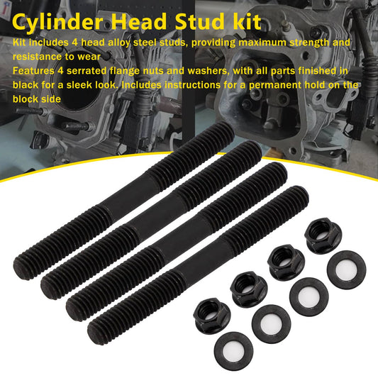 Solid Spare Cylinder Head Stud kit For Honda GX160 GX200 Engine KT196 Go Kart CT200U BT200X