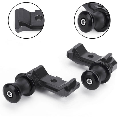 Chain Adjuster Block W/Swingarm Spools Slider For YAMAHA MT-07 FZ-07 14-18 BLK