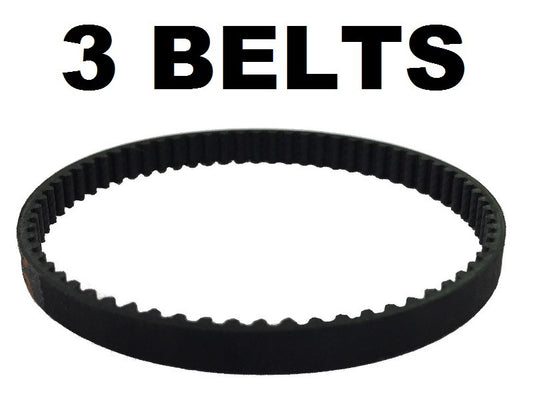 Solid Spare (3) Small Belts for Shark Navigator NV350 NV351 NV352 NV355 NV356 NV357
