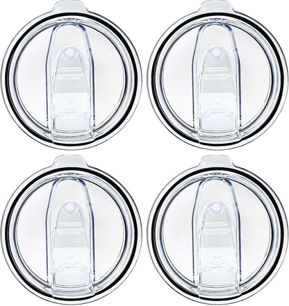 4X 20oz Splash Spill Proof Lids Slider Lid Skinny Tumbler Cup Replacement Covers