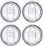 4X 20oz Splash Spill Proof Lids Slider Lid Skinny Tumbler Cup Replacement Covers