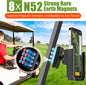 Magnetic Golf Cart Phone Holder 360?? Rotation Gym Tractor Bike Mount for iPhone