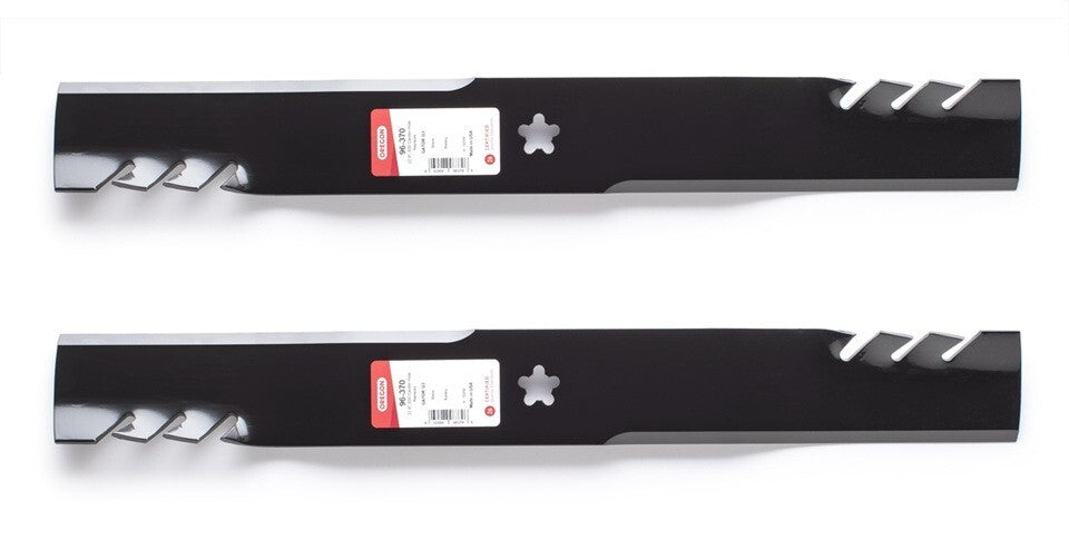 Solid Spare (2) Oregon 96-370 AYP Sears Fusion Gator Mulcher 3-in-1 Lawn Mower Blade 22 7/8"