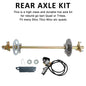 29" ATV Quad Go Kart Rear Live Axle Kit Sprocket Brake Wheel Hub Brake Assembly
