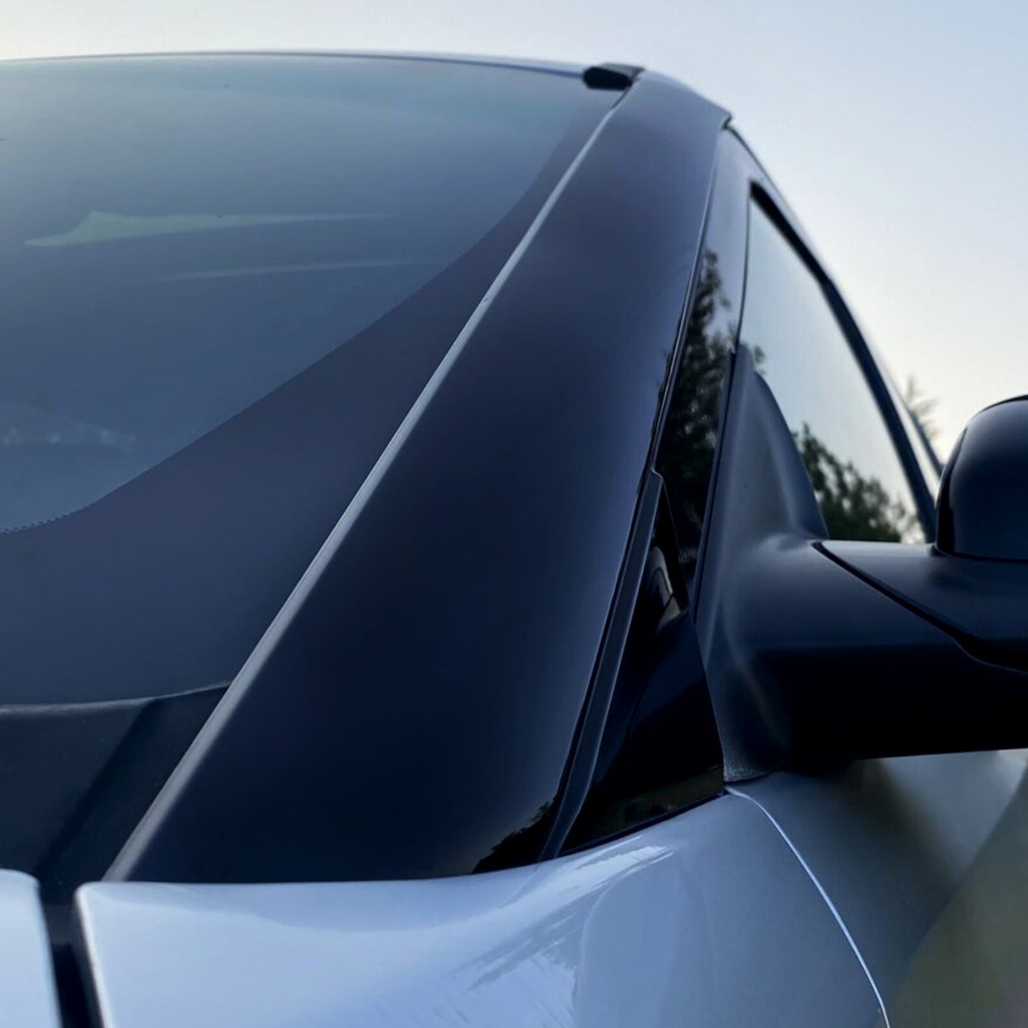 Solid Spare For Ford Explorer 11-19 Windshield-Outer Trim Molding Pillar Left Driver Side