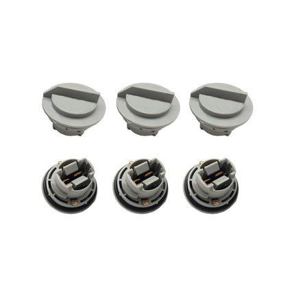 For Chrysler Dodge Jeep Rear Brake Taillight Taillamp Light Bulb Socket Kit 6