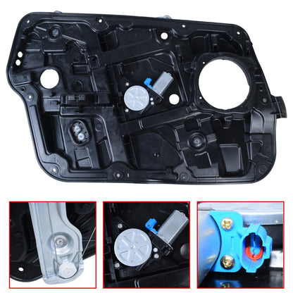 1PCS Front Left Window Regulator w/ Panel & Motor for Hyundai Sonata 2011-2014
