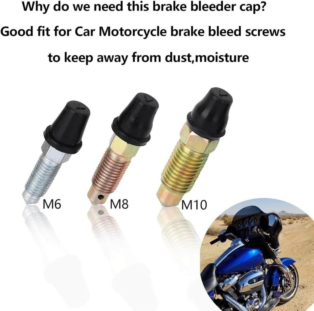 2 Sets Brake Bleeder Hose One Way Check Valve Tube Bleeding for Car Motorcyle