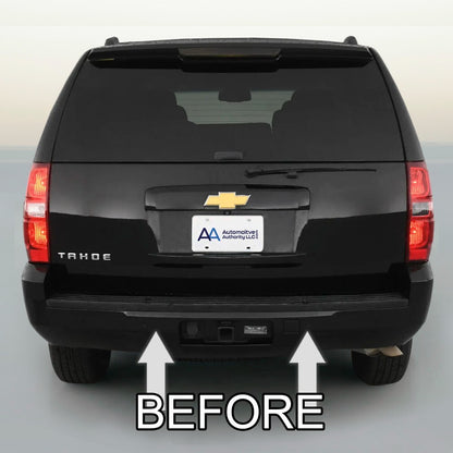 2007-2014 CHEVY TAHOE SUBURBAN CHROME REAR BUMPER TRIM MOLDING By Auto Authority