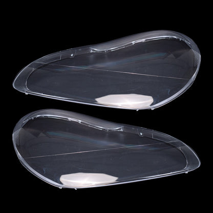 For Porsche Cayenne 2003-2006 Car Headlight Clear Lens Headlamp Cover Shell+Glue