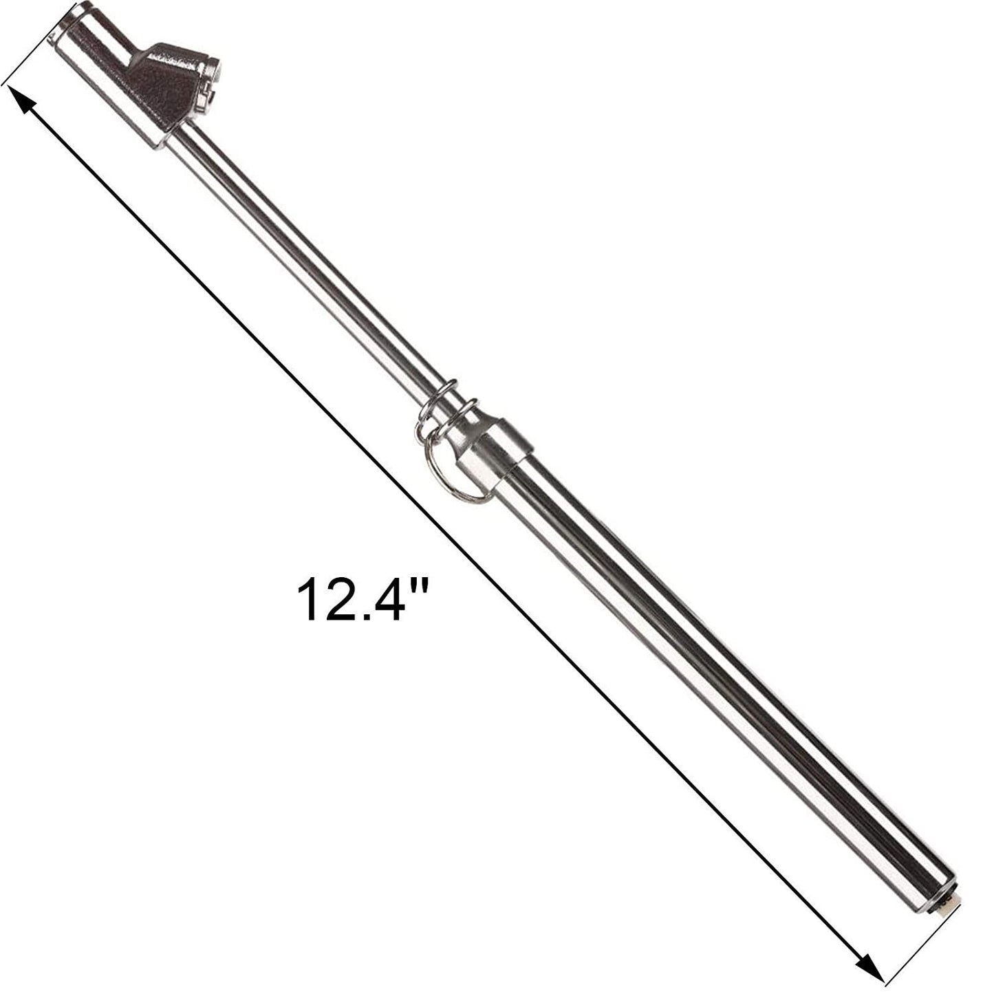 150PSI Heavy Duty Tire Air Pressure Gauge Straight-on Dual Head for Car Truck RV