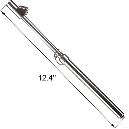 150PSI Heavy Duty Tire Air Pressure Gauge Straight-on Dual Head for Car Truck RV