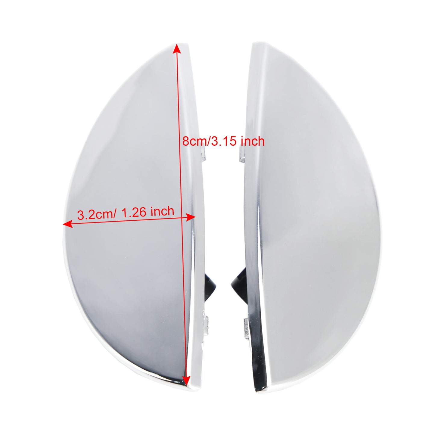 2PCS L+R Headlight Washer Cover 63126922155 For Mini Cooper R50 R52 R53
