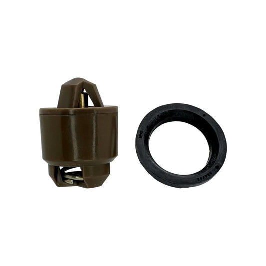 Solid Spare Thermostat & Seat Assembly for Johnson Evinrude Outboard 395919, 432759, 433379