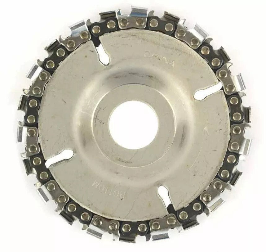 Solid Spare Superior Steel SS478 EZ Install 22 Tooth 4" Fine Cut Disc & Chain
