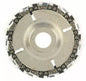 Solid Spare Superior Steel SS478 EZ Install 22 Tooth 4" Fine Cut Disc & Chain