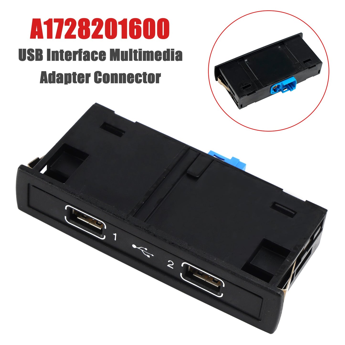 A1728201600 USB Interface Multimedia Adapter Connector for Mercedes-Benz