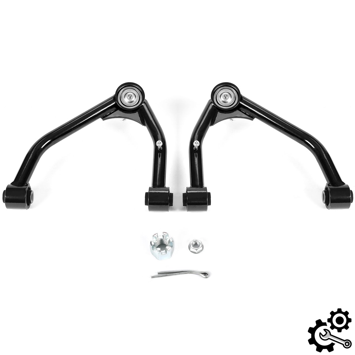 Solid Spare Front Upper Control Arms For Silverado Sierra 2007-2018 2WD 4WD LH&RH 2-4" Lift