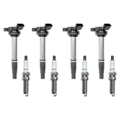 4x UF596 Ignition Coil & Spark Plugs Pack for Toyota Corolla Prius Lexus 1.8L