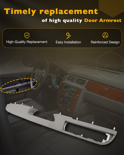 Driver Armrest Repair Kit For 10-14 Chevy Silverado GMC Sierra 1500 2500 3500 HD
