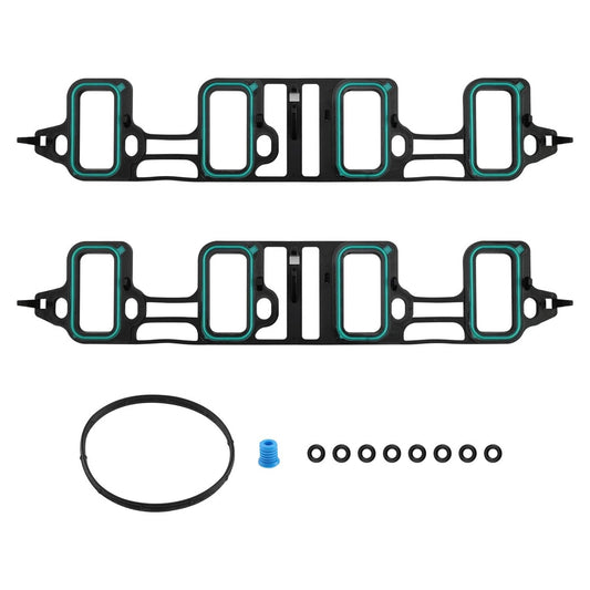 Solid Spare Intake Manifold Gasket Set For 07-16 GMC Savana Chevy Silverado Cadillac Hummer
