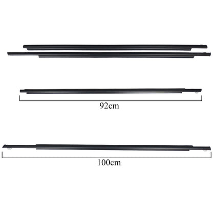 4Pcs New Front Rear Door Belt Moulding Weatherstrips For 2004-2009 Toyota Prius