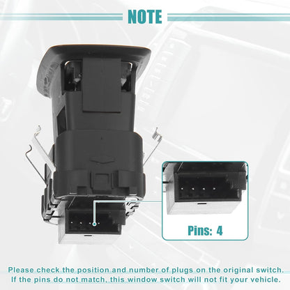 Single Window Switch Passenger Side for Porsche Cayenne 2011-2018 7PP959855BDML