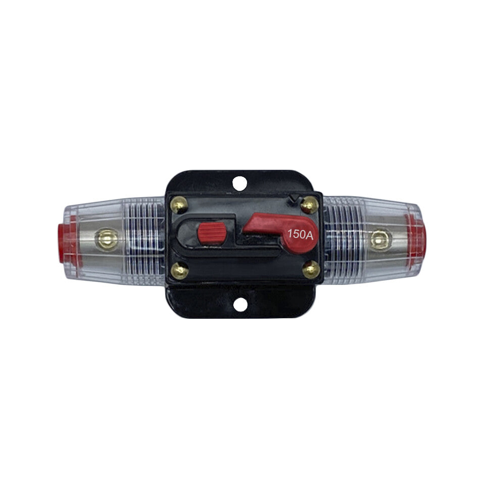 150A Inline Circuit Breaker Stereo Audio Manual Reset for Auto Marine RV 150 Amp
